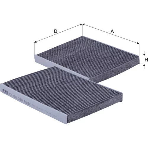 Filter vnútorného priestoru FIL FILTER HCK 7211