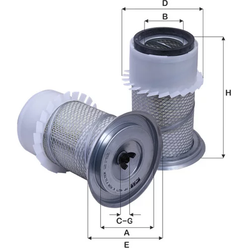 Vzduchový filter FIL FILTER HP 4671 K