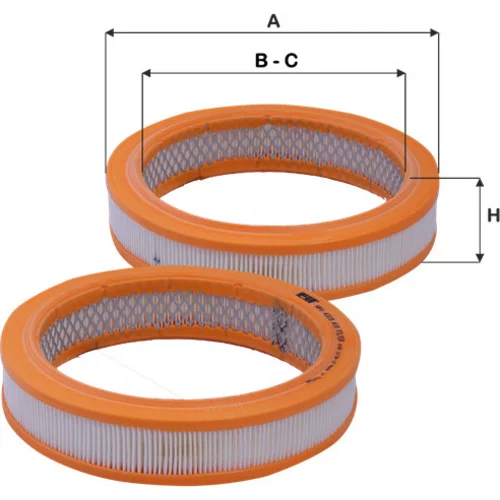 Vzduchový filter FIL FILTER HPU 4315