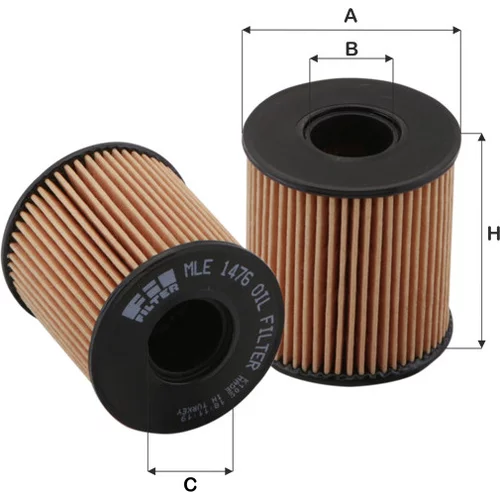 Olejový filter FIL FILTER MLE 1476