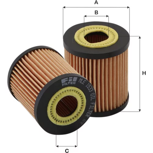 Olejový filter FIL FILTER MLE 1533