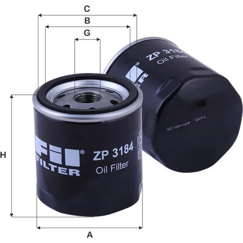 Olejový filter FIL FILTER ZP 3184