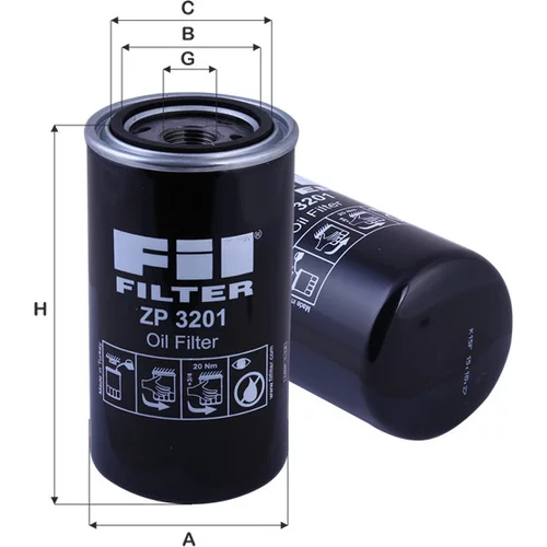Olejový filter FIL FILTER ZP 3201