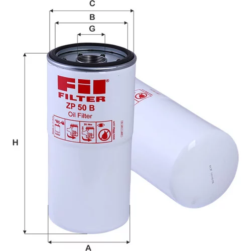 Olejový filter FIL FILTER ZP 50 B