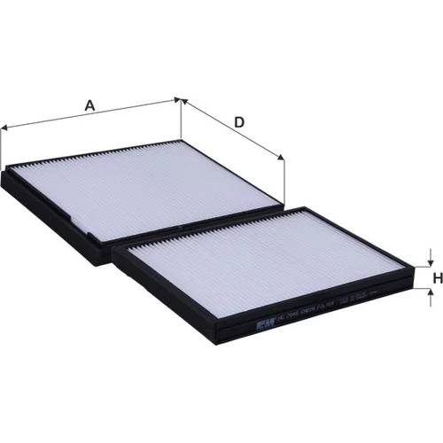 Filter vnútorného priestoru FIL FILTER HC 7045