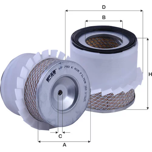 Vzduchový filter FIL FILTER HP 793 K