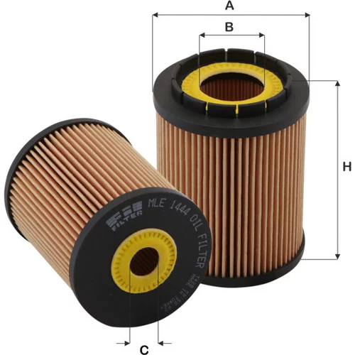 Olejový filter FIL FILTER MLE 1444
