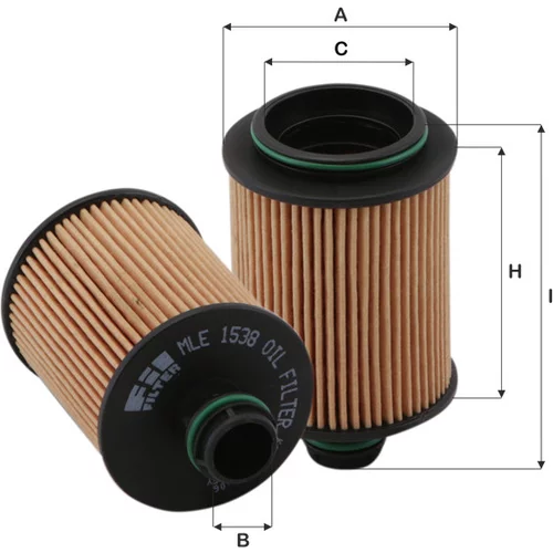 Olejový filter FIL FILTER MLE 1538