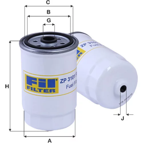 Palivový filter FIL FILTER ZP 3101 FMB