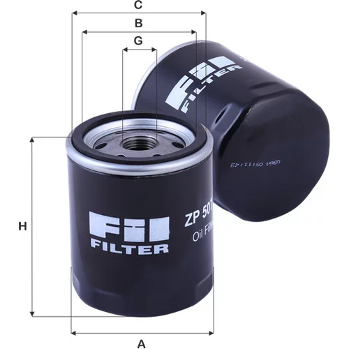 Olejový filter FIL FILTER ZP 507 A