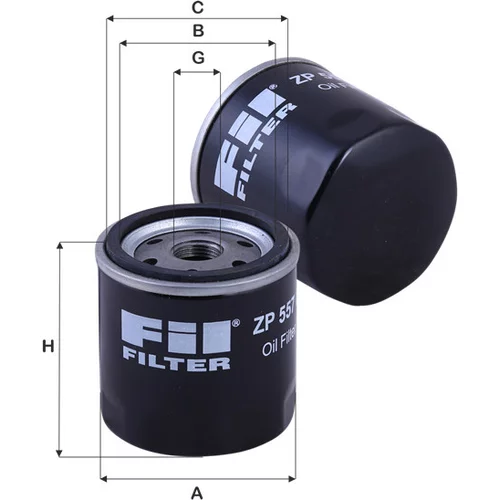 Olejový filter FIL FILTER ZP 557 D