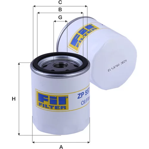 Olejový filter FIL FILTER ZP 557