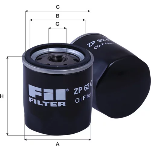 Olejový filter FIL FILTER ZP 62 C