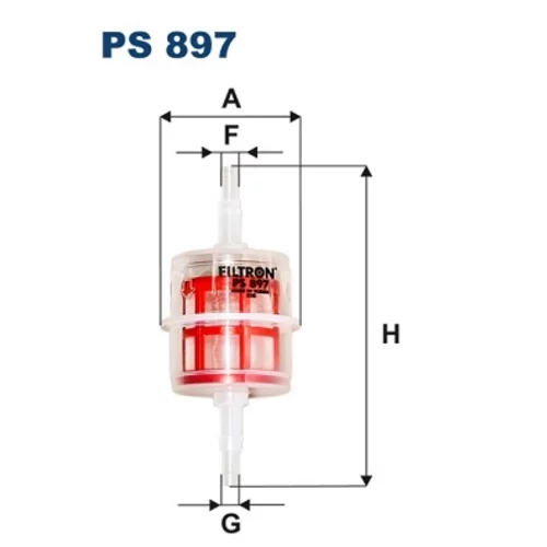 Palivový filter FILTRON PS 897