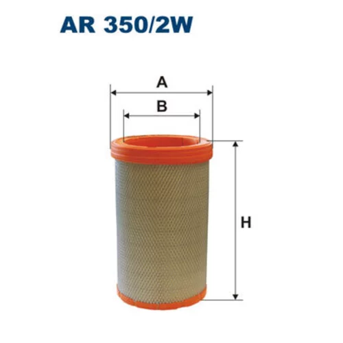 Filter sekundárneho vzduchu FILTRON AR 350/2W