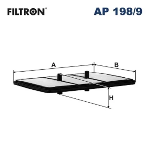 Vzduchový filter FILTRON AP 198/9
