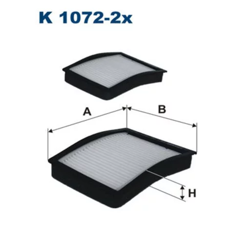 Filter vnútorného priestoru K 1072-2x /FILTRON/ - obr. 1