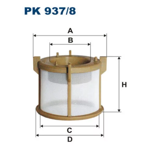 Palivový filter FILTRON PK 937/8