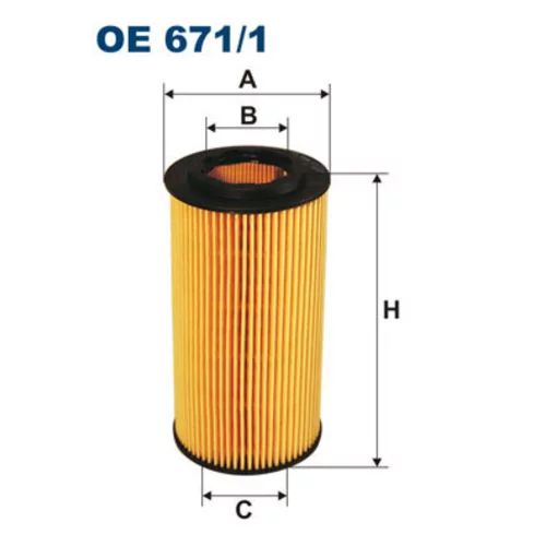 Olejový filter FILTRON OE 671/1