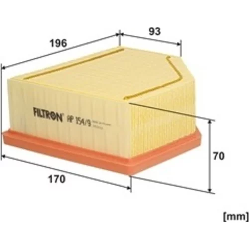 Vzduchový filter FILTRON AP 154/9