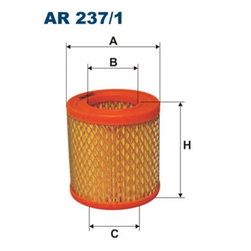 Vzduchový filter AR 237/1 /FILTRON/