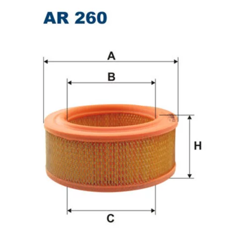 Vzduchový filter FILTRON AR 260