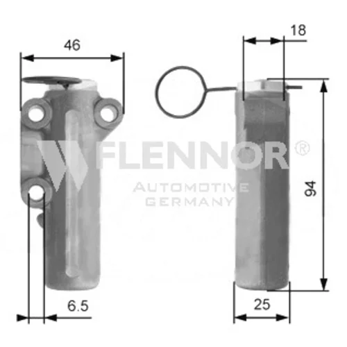 Tlmič vibrácií ozubeného remeňa FD99022 /FLENNOR/