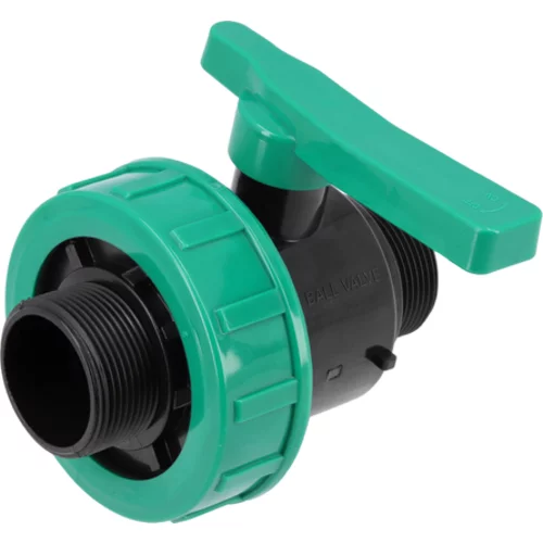 GUĽOVÝ VENTIL 1 1/2'' X 1 1/2'' PP, SAMS/MUŽ /Flo/ - obr. 1