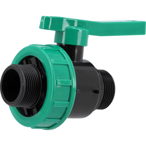 GUĽOVÝ VENTIL 1 1/4'' X 1 1/4'' PP, SAMS/MUŽ /Flo/ - obr. 1
