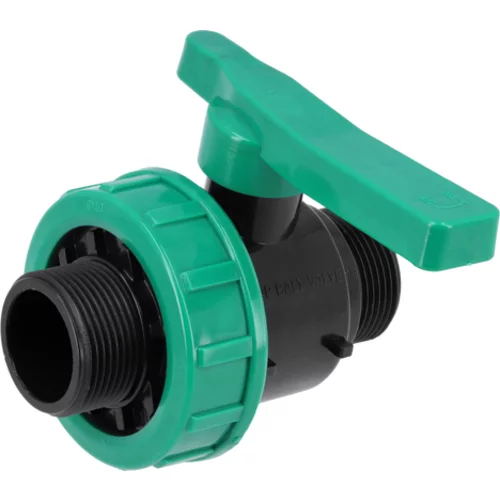 GUĽOVÝ VENTIL 1 1/4'' X 1 1/4'' PP, SAMS/MUŽ /Flo/ - obr. 2