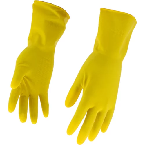 LATEXOVÉ RUKAVICE DO DOMÁCNOSTI VEĽKOSŤ 9 (L) /Flo/ - obr. 1