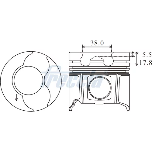Piest FRECCIA FP23-107600