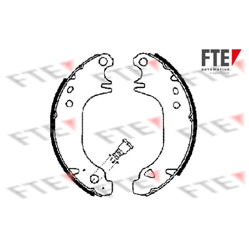 Sada brzdových čeľustí FTE 9100005