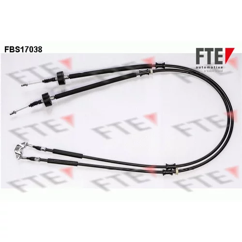 Ťažné lanko parkovacej brzdy FTE FBS17038