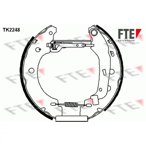 Sada brzdových čeľustí FTE 9110023
