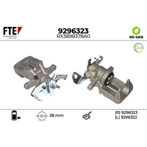 Brzdový strmeň FTE 9296323
