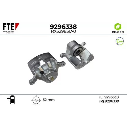 Brzdový strmeň FTE 9296338