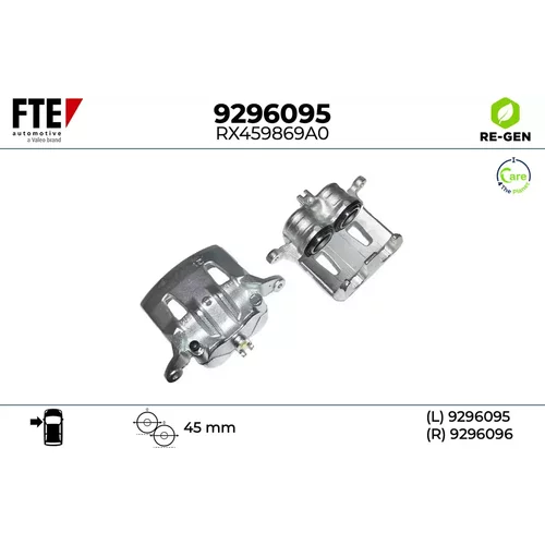 Brzdový strmeň FTE 9296095