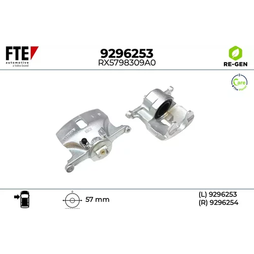 Brzdový strmeň FTE 9296253