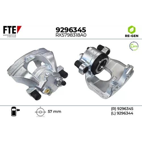 Brzdový strmeň FTE 9296345