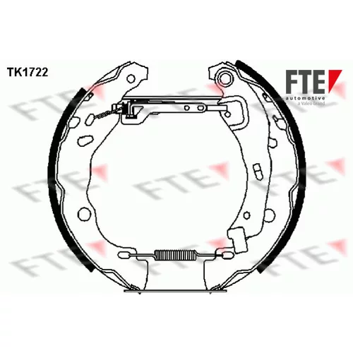 Sada brzdových čeľustí FTE 9110007