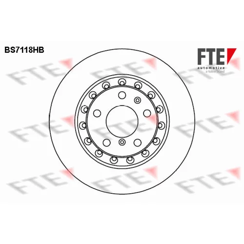 Brzdový kotúč FTE BS7118HB