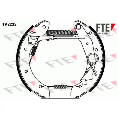 Sada brzdových čeľustí FTE 9110022