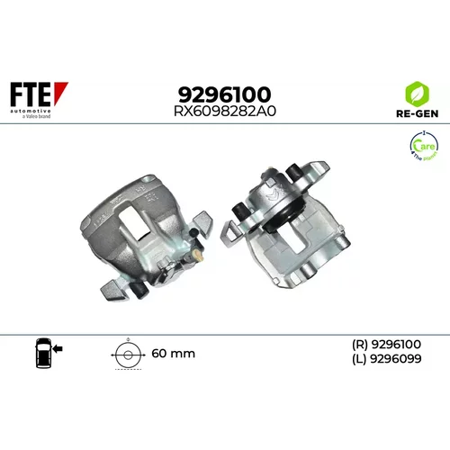Brzdový strmeň FTE 9296100