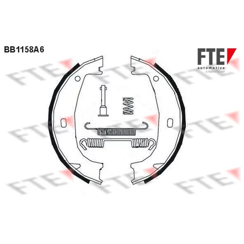Sada brzd. čeľustí parkov. brzdy FTE 9100030