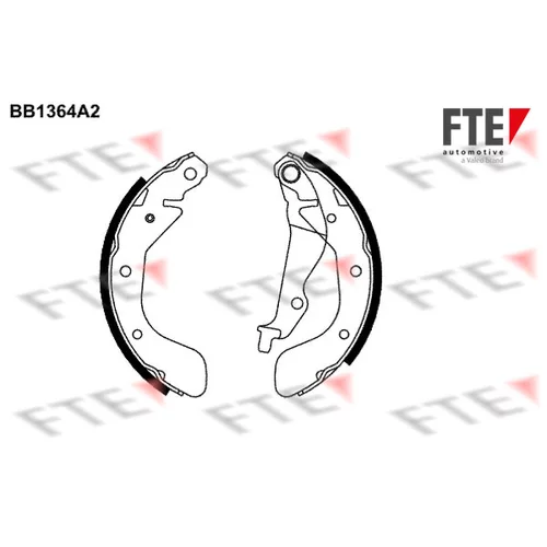 Sada brzdových čeľustí FTE 9100111
