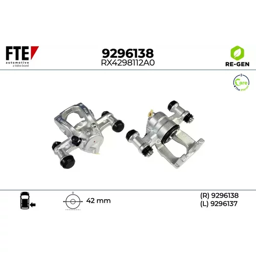 Brzdový strmeň FTE 9296138