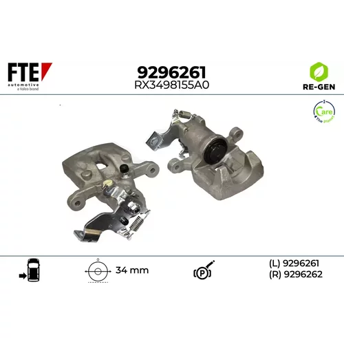 Brzdový strmeň FTE 9296261