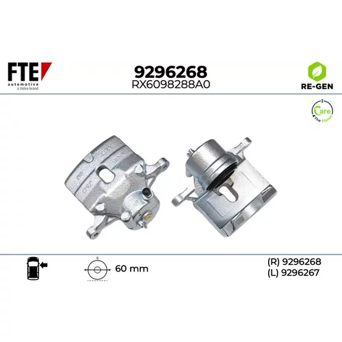 Brzdový strmeň FTE 9296268