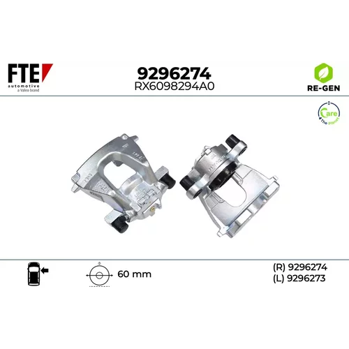Brzdový strmeň FTE 9296274